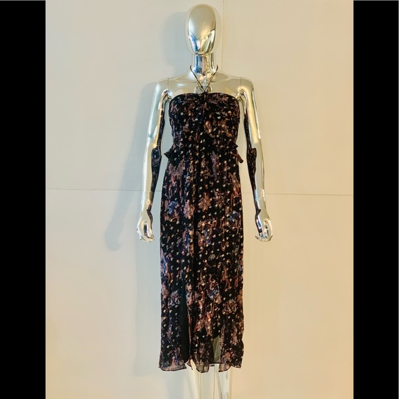 “HOST PICK” Iro Halter Printed Metallic Midi Dress - Picture 7 of 12